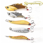 Lusikad kalap&uuml;&uuml;gi landid 5 tk metallist k&otilde;va p&uuml;&uuml;gi landid kolmikud konksud l&otilde;he bass metallist kalap&uuml;&uuml;gi peibutis 5Pcs Lures&Box