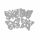 4 liblikas metallist l&otilde;ikevormid &scaron;abloon DIY scrapbooking album tempel paber kaardi reljeef k&auml;sit&ouml;&ouml; kaunistus