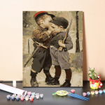 DIY maalimine numbrite j&auml;rgi Hobid Kunst Digitaalne &otilde;limaal Kodukaunistamine Numbrid Maalimine K&auml;sit&ouml;&ouml; 40x50cm no frame