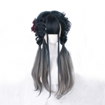 Bybrana pikalainelised kuumakindlad s&uuml;nteetilised parukad koos tukkidega naistele parukate ja Cosplay lokkis loomulike juustega 60cm