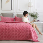 3tk/komplekt Talvine kristallist sametpitsist soe lina kahekihiline pluss puuvillane voodikate Paksem tekk libisemiskindel l&uuml;hike fliis tekk 150*200cm