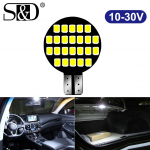 1 tk Super Bright 921 194 T10 W5W LED pirn 24SMD kiilulamp Iandscaping paadi jaoks haagissuvila haagissuvila lae kuppel sisevalgusti soe valge 12 V soe valge v&auml;rv