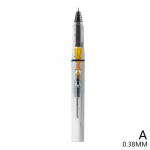 L&auml;bipaistev kolviga t&auml;itesulepea, keskmise otsaga U6J1 Transparent color-0.5MM bullet