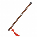 Klahv F Flute Bitter Bamboo Dizi Traditsiooniline Hiina k&auml;sitsi valmistatud puupuhkpill koos hoiukotiga Key of F beež
