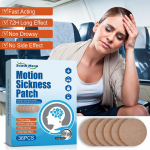L&otilde;unakuu Carsick kleebised Carsick Airsick Merehaige k&otilde;rvajuure templiplaaster V&auml;rskendav reisimine Carsick kleebised 1 Pack/36pcs