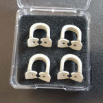 4tk/karp Hambaravit&ouml;&ouml;riistad Materjalid Kummitammiklambri vaigumaterjal Suuhooldus Hambaarst Hambaravi Odontoloogia laboriinstrument 4pcs Small