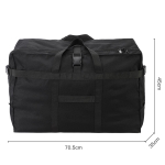 TINYAT kokkupandav meeste pagasi reisikott Suure mahutavusega kandekotid naistele, meeste n&auml;dalavahetuse taskukohane kott, must meeste k&auml;ekott must