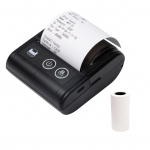Kaasaskantav mini termiline vastuv&otilde;tuprinter USB ja BT &uuml;hendus 2 tolli 57 mm traadita kiire printer must