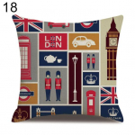 Talos London Characters Flag Bus Linane padi viska Padja kate Case Padjap&uuml;&uuml;r 17