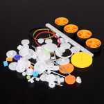 78 tk/komplekt K&auml;igukast Mootor K&auml;igukast M&auml;ngurobot Mudel K&auml;sit&ouml;&ouml; DIY tarvikud Nelikveoline auto Laste Teaduslik Eksperiment 78pcs a lot