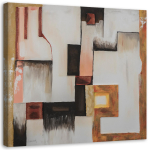 L&otilde;uendiprint Abstract Brown Shape 30x30 pruun