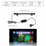 Veekindel akvaariumi valgustiba veekindel 28/38/48 cm vahelduvvoolu 90-260 V akvaariumi sukellamp dekoratiivne valgustus vee-&otilde;hu mullivalgustid veealused RGB EU-pistik 28cm