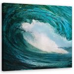 L&otilde;uendiprint Turquoise Wave Nature 30x30 sinine