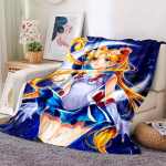 Sailor Moon Anime Mood Multifilm koletis Flanell kohev fliis Viskatek Lastele ja t&auml;iskasvanutele Kingitus Diivan Reisid 130cmx150cm
