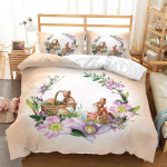 3D k&uuml;&uuml;liku voodipesukomplekt loomade tekikott ja padjap&uuml;&uuml;r 2/3 t&uuml;kki AU210 * 240 lihav&otilde;ttep&uuml;hade kodukaunistus AU King 210x240cm