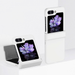 Tavaline p&otilde;rutuskindel kokkupandav koti&uuml;mbris Samsung Galaxy Z Flip 5 4 Flip4 Flip5 Flip3 Flip 3 5G Zflip4 Zflip5 libisemiskindlate telefonikaante jaoks Samsung Galaxy Z Flip 5 valge