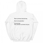 Kallis inimene Minu taga Pusad Unisex pikkade varrukatega kapuutsiga dressipluus Harajuku vabaaja naiste esteetiline džemprid Mental Health Pullover XXXL valge