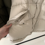 Proua sulejope lahtine kapuuts, valge pardi sule jakk L