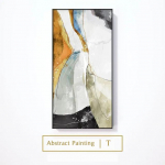 Kaasaegne abstraktne &otilde;limaal Tr&uuml;kis l&otilde;uendile P&otilde;hjamaade plakati seinakunsti pildid ruumi sisekujunduseks Esteetiline kodukaunistus Luksuslikud Cuadros 60cm&times;120cm NoFrame