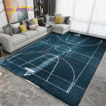 3D loominguline korvpalli korvpalliv&auml;ljaku vaip, elutoa magamistoa vaip, k&ouml;&ouml;gi-vannitoa uksematt, libisemiskindel p&otilde;randamatt 120x160cm