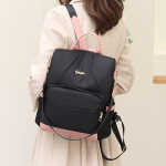 Kvaliteetne Oxfordi seljakott naistele Mochila uue disainiga armas raamatukott Veekindel vargusvastane koolikott Moodne reisi&otilde;lakott must