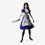 Alice Madness Returns Alice Alice Liddell Alice Madnes Triikraud soojus&uuml;lekandel tr&uuml;kkimine Vin&uuml;&uuml;lplaastrid Kleebis riietele Ise ise teha aplikatsioonid pestavad plaastrid