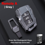 Tsingisulamist autov&otilde;tme &uuml;mbris Volkswagenile VW Bora Polo Tiguan Jetta Passat B5 B6 B7 Golf Beetle jaoks Skoda jaoks Remote A Gray