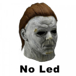 Uus &otilde;udusfilm Michael Myers LED Halloween Kills mask Cosplay Scary Killer kogu n&auml;oga latekskiiver Halloweeni peokost&uuml;&uuml;m Michael Myers mask