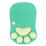 Armas kassik&auml;pa hiirepadi m&auml;ngulaua libisemiskindel silikoonist randme hiirepadi lauamatt roheline