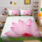 3D lillemustriline kodu voodipesu komplekt Lilledega teki- ja padjakattega voodipesukomplekt AU/EU/USA t&auml;issuuruses kodukaunistus Baby 100x135cm