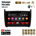 Android Car Stereo Radio Carplay jaoks Volkswagen Sedaan POLO 2008-2018 Auto Multimeedia Videopleier GPS Navigatsioon WIFI 2+32GB 1+16GB
