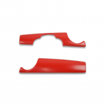 Hall Union Jack Auto Armatuurlaua Keskkonsooli Trimmipaneeli Katte Kleeps Mini Cooper One S R55 Clubman R56 R57 R58 jaoks Left Hand Drive punane