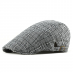 Newsboy m&uuml;tsid meestele Briti vintage barettk&uuml;bar Meeste ruuduline esik&uuml;bar Suvine baretid Gatsby maalijad M&uuml;tsid Gorro Hombre Boina 55-60cm helehall v&auml;rv