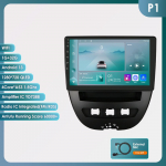 Hizpo 2din Android Autoradio Peugeot 2005 Toyota Aygo 2014 Citroen C1 autoraadio Multimeedia videopleier GPS Nav CarplayRDS FM Auto 4G BT DVR kaamera HC1 4Core 1G 32G