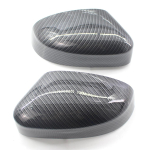 Replace For Ford Focus II III MK2/MK3 Side Wing Mirror Cover Caps Rearview (carbon look) 2009 gray