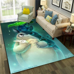 3D My Neighbor T-Totoro Anime multifilmi vaibavaip kodu elutoa diivani uksemati sisekujunduseks, lasteala vaip libisemiskindel p&otilde;randamatt 100cmx150cm