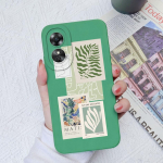 OPPO A33 A36 A52 A53S A57 A58 A1 A1Pro 5G A15 A17 &uuml;mbris, luksuslik moodne p&otilde;rutuskindel matt kandiline vedel silikoonist tagakaas OPPO A9 Fundas Coque jaoks OPPO A1 2018