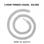 Iced Out Cuban Link Chain kaelakee kullav&auml;rvi kivikivist meeste kaelakee Bling r&auml;ppari kaelakee meestele Hip Hop Corrente Masculina 30inches(75cm)