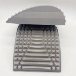 3-v&auml;rviline seljapinguti mitmetasandiline nimmepiirkonna seljamassaaživahend valu leevendamiseks, l&uuml;lisamba korrigeerija nimmetugi l&uuml;lisamba kandur &otilde;huv&auml;e sinine v&auml;rv