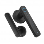 Nutikas s&otilde;rmej&auml;ljega ukselukk v&otilde;tmeta sissep&auml;&auml;su biomeetriline ukselukk k&auml;epidemekomplekti tugiv&otilde;tmega ja must