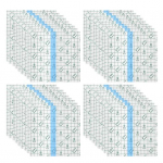 100 tk veekindel k&otilde;ht pehme, mugavad nupukleebised n&auml;htamatu transdermaalne liim turvaliseks ja kauakestvaks 10x12cm
