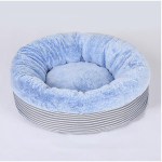 Lemmiklooma magamustekk Kassi ja Dagi &uuml;mmargune pehme pl&uuml;&uuml;sist voodi S sinine