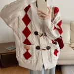 Naiste v&auml;rviline kampsun, n&ouml;&ouml;biga, pikkade varrukatega jakk, silmkoeline kampsun One size valge