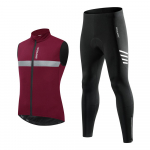 WOSAWE s&uuml;gis- ja talvine &otilde;ues rattas&otilde;idu fliisist varrukateta jakk k&uuml;lmakindel &uuml;likonnad, soojad vestid ja p&uuml;ksid M must