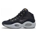 Panini x Reebok Question Mid Must Pulsar Prizm Unisex Tossud Core-Black Pure-Grey-6 H&otilde;be-Metallik HQ4135 39