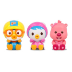 Pororo Peekaboo Bath Play Water Gun 3p, t&uuml;&uuml;p B (Pororo, Patty, Loopy), Korea populaarsed m&auml;nguasjad pink