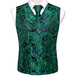 Meeste Siidist Viktoriaanlik Vest Paisley Vest Lips R&auml;tik S&otilde;rmen&ouml;&ouml;bid Komplekt Pulmadeks M