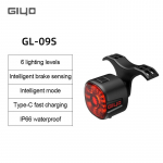 GIYO Night Cycling Safety Jalgratta tagatuli jalgratta USB-laadimisega tagatuli MTB veekindel LED Smart Brake Sensing jalgratta v&auml;lklambi lamp GL09S