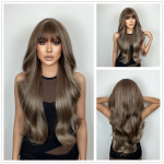 ALAN EATON pikk laineline parukas heleblond pikkade tukkidega s&uuml;nteetilised parukad naistele, Cosplay peol, kuumakindlad