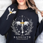 Neljanda tiiva dressipluus Basgiath War College Hoodie Fly v&otilde;i Die Sweater Naiste pikkade varrukatega dressipluus Bookish Hoodie Naiste riided S must